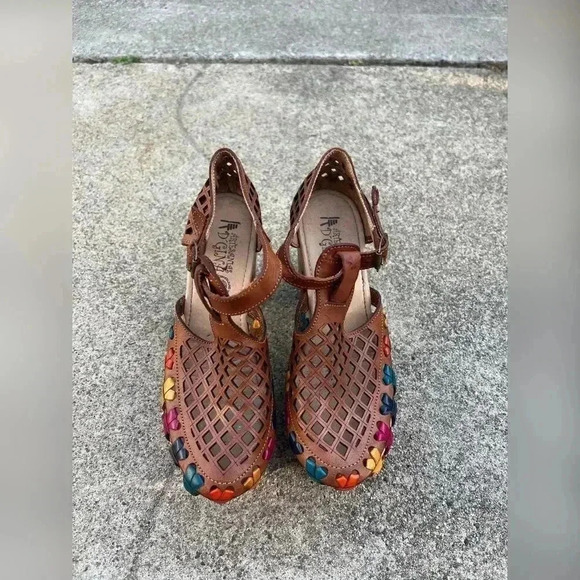 mexican huaraches boho wedges - Picture 7 of 7